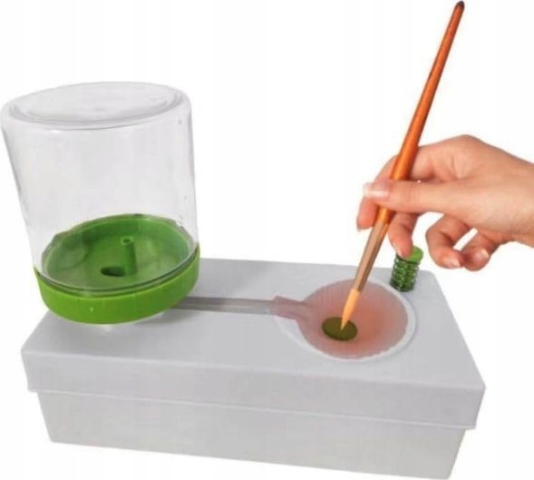 Automat przenośny lekkie urządzenie do czyszczenia pędzli pędzelków gadżet