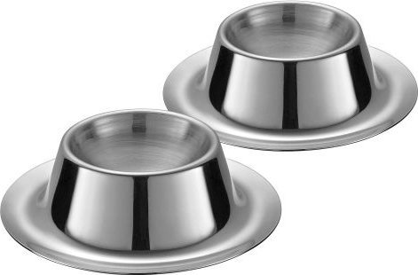 Cilio Kieliszki na jajka, 2 szt., stal nierdzewna, śred. 8,5 x 2,5 cm / Cilio