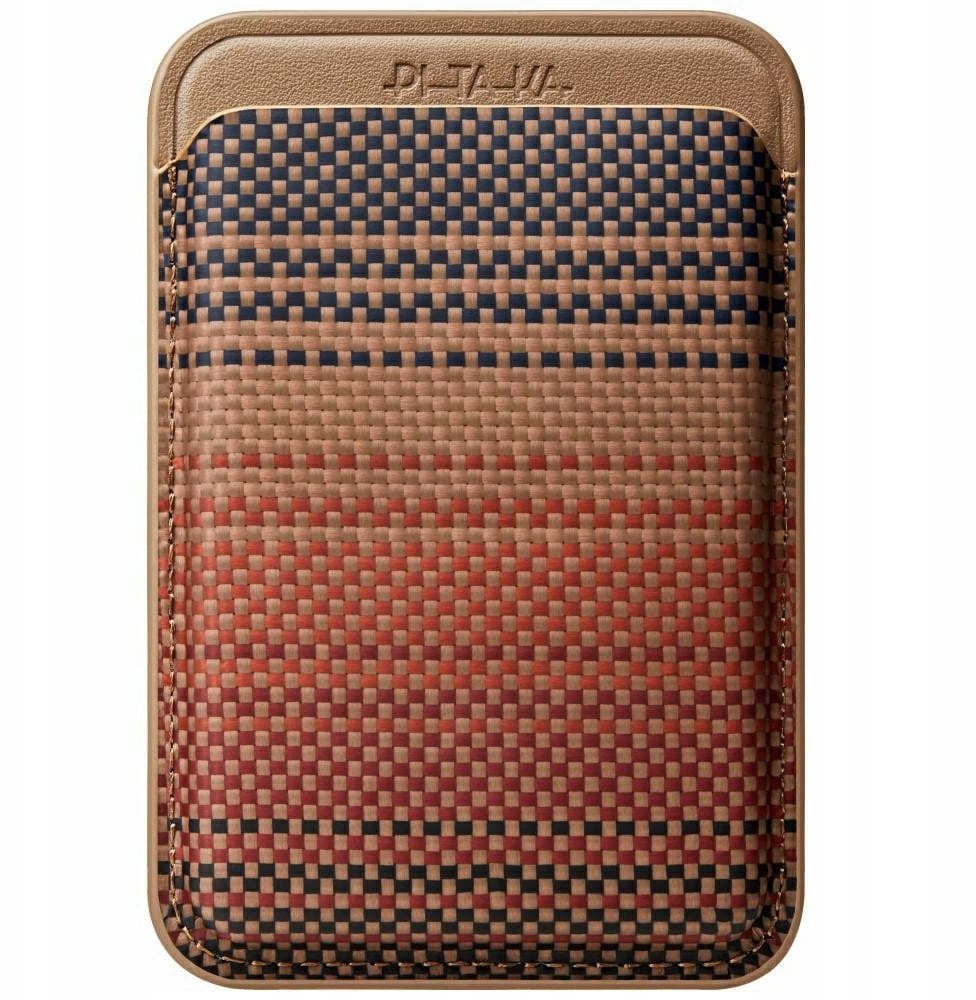 Portfel magnetyczny PITAKA Woven Wallet MagSafe do telefonu sunset