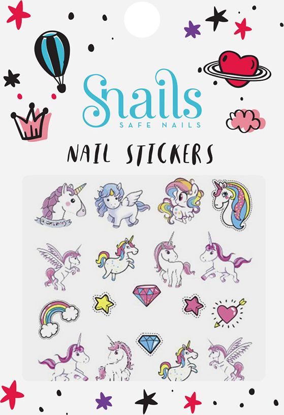 Snails Snails, Naklejki na Paznokcie, UNICORN
