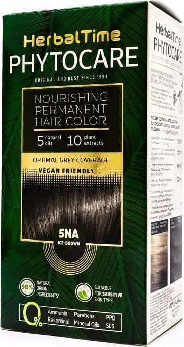 ENERGY OF VITAMINS HERBAL TIME Phytocare Farba do włosów naturalna 5NA Ice Brown