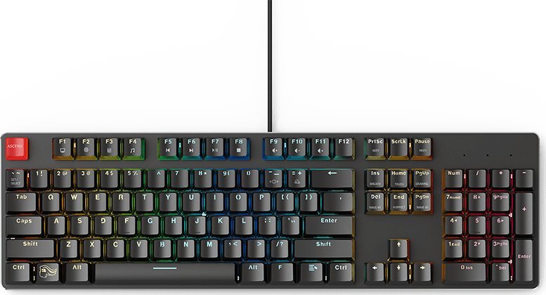 Klawiatura Glorious PC Gaming Race Glorious GMMK Full-Size Tastatur - Gateron Brown, US-Layout