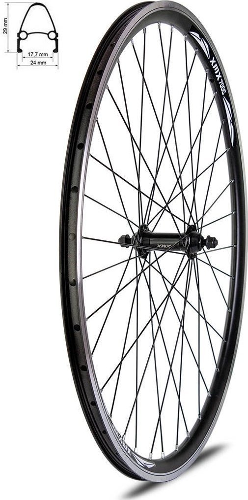 XMX Koło przednie 28" A201F - Czarne