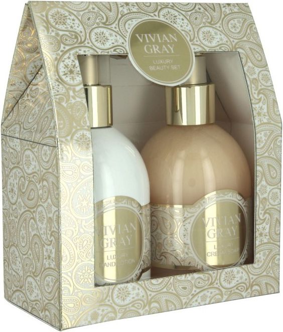Vivian Gray Romance Sweet Vanilla Zestaw kosmetyków do rąk (Balsam do rąk 250ml + Mydło w płynie 250ml)