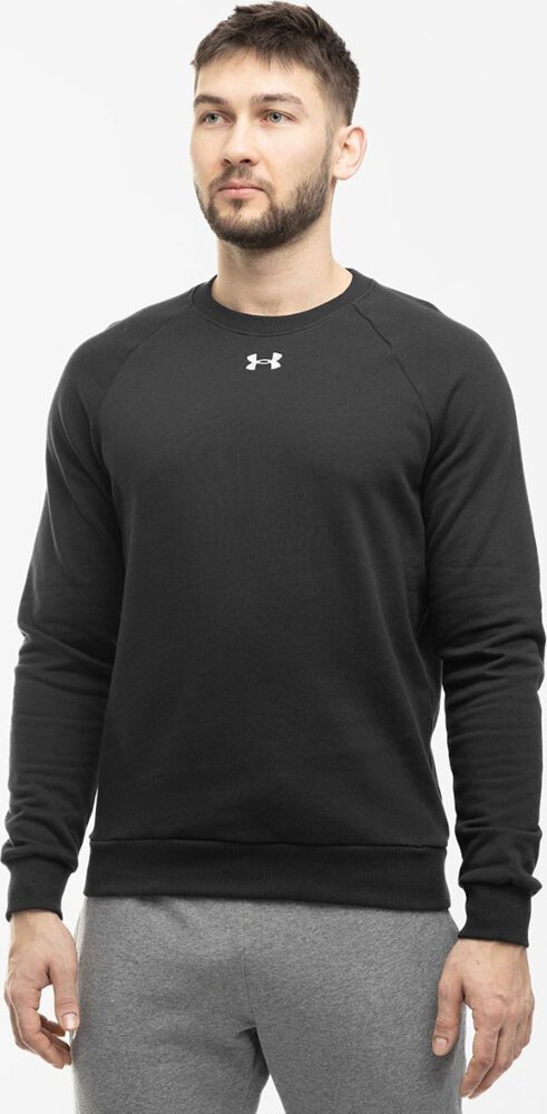 Under Armour Bluza męska Under Armour Rival Fleece Crew czarna 1379755 001 M
