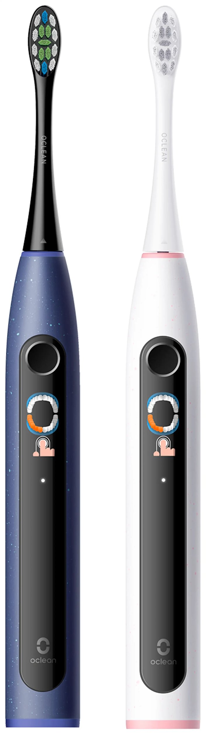 Oclean X Lite Smart Sonic Duo Set Electric Toothbrush, Gray and Blue