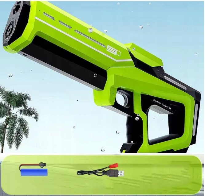 Pistolet na Wodę Elektryczny Automatyczny Wysokociśnieniowy niebieski