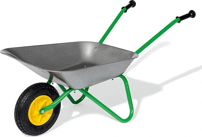 Rolly Toys Taczka dla dzieci szara metalowa Rolly Toys