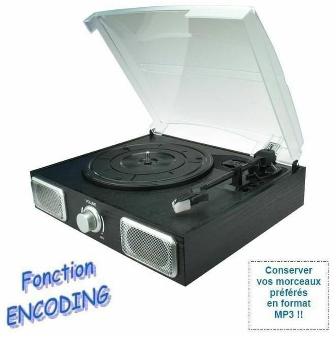 Gramofon Inovalley TD11 Przezroczysty