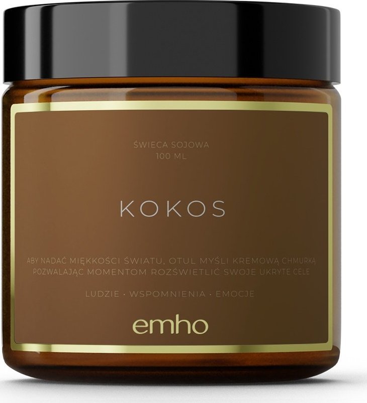 Emho Świeca sojowa zapachowa KOKOS