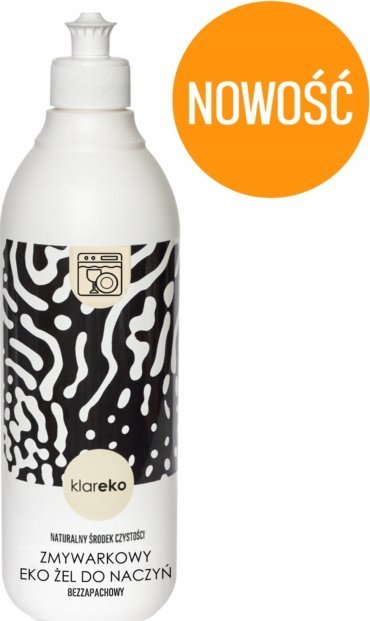 Klareko , Zmywarkowy Eko* Żel do naczyń ZeroWaste, 900ml