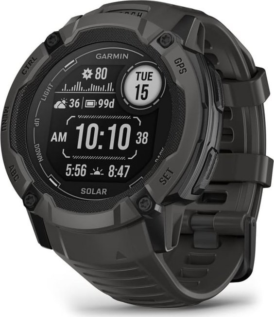 Zegarek sportowy Garmin Instinct 2X Solar Czarny (010-02805-00)