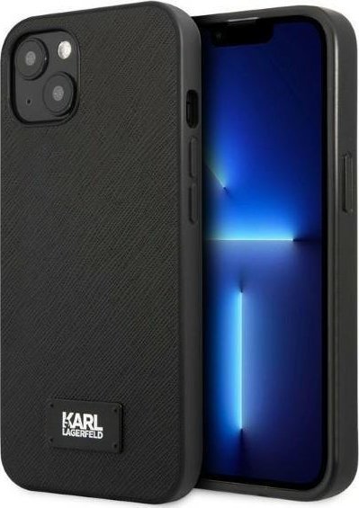 Karl Lagerfeld Etui KLHCP13SSFMP2K Apple iPhone 13 mini hardcase czarny/black Saffiano Plaque