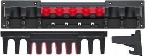 Prosperplast Wieszak Duży MULTI HOLDER Na Narzędzia Miotły Czarno-Czerwony...