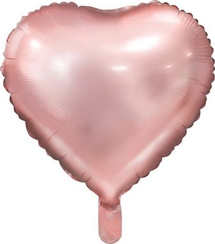 Party Deco Balon foliowy Serce, różowe złoto, 45cm uniwersalny