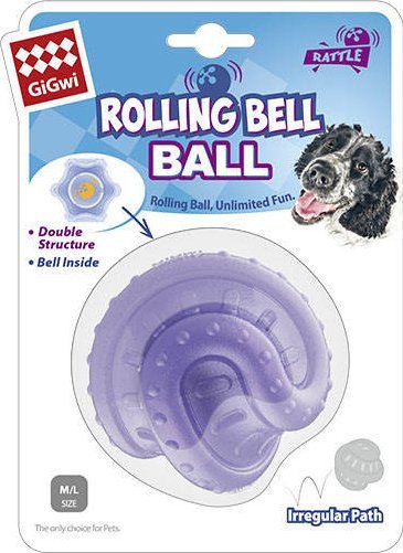Gigwi wirująca piłka z grzechotką 8 cm