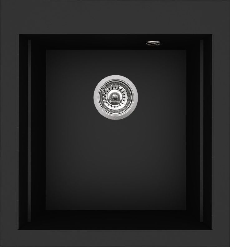 Zlewozmywak Pyramis Pyramis Siros 57x50,5 1B Karbon 070084501