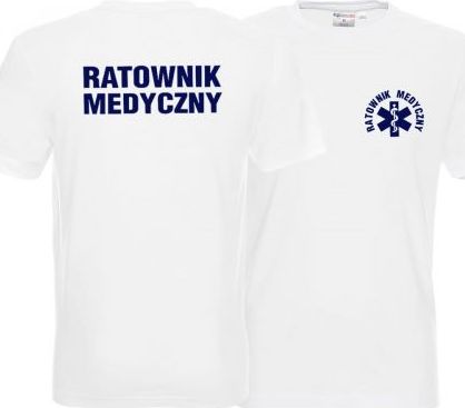 LPP - Promostars Koszulka męska RATOWNIK MEDYCZNY biała