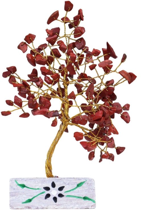 Drzewko z kamieniami szlachetnymi - Jaspis Czerwony | 160 kamieni