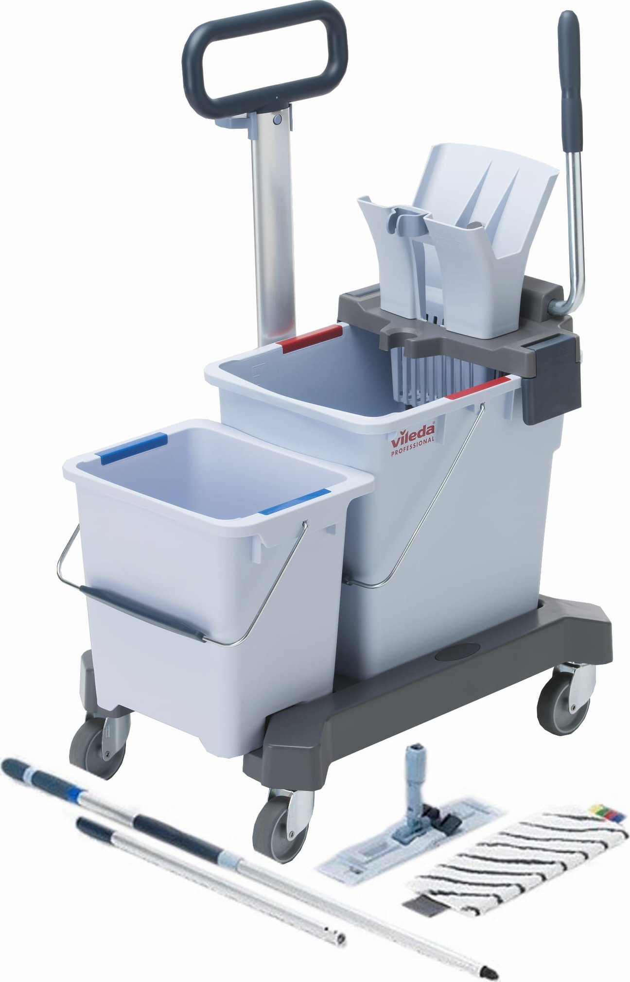 Vileda Zestaw UltraSpeed Pro Double Bucket Ready to Go Kit Push (ML)