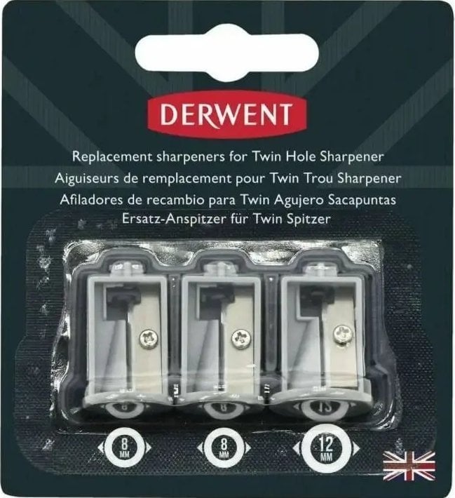 Derwent SPARE SHARPNERS FOR 2302332 3pcs