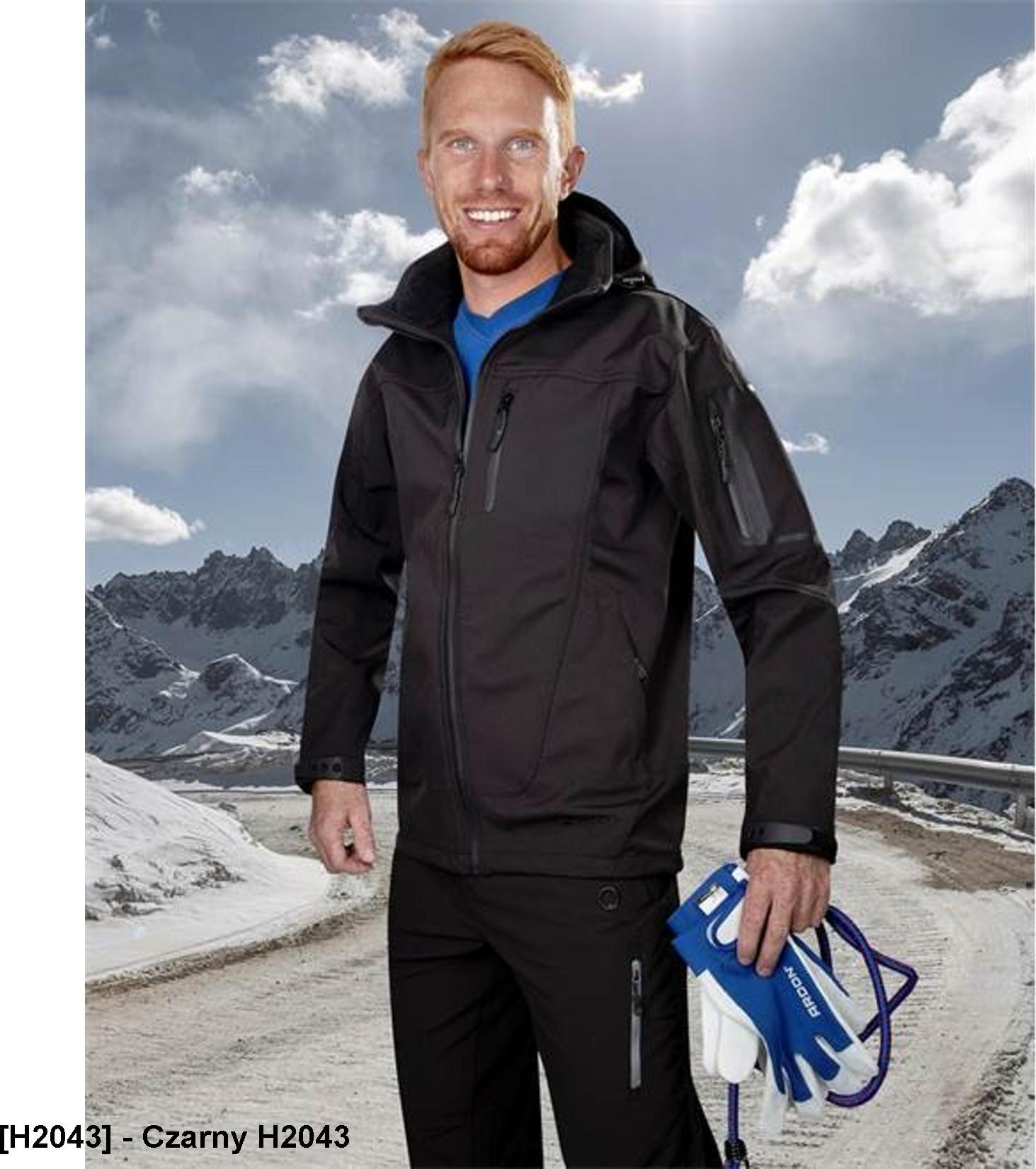 Ardon ARDON SPIRIT - kurtka softshell męska zimowa - Czarny H2043 M