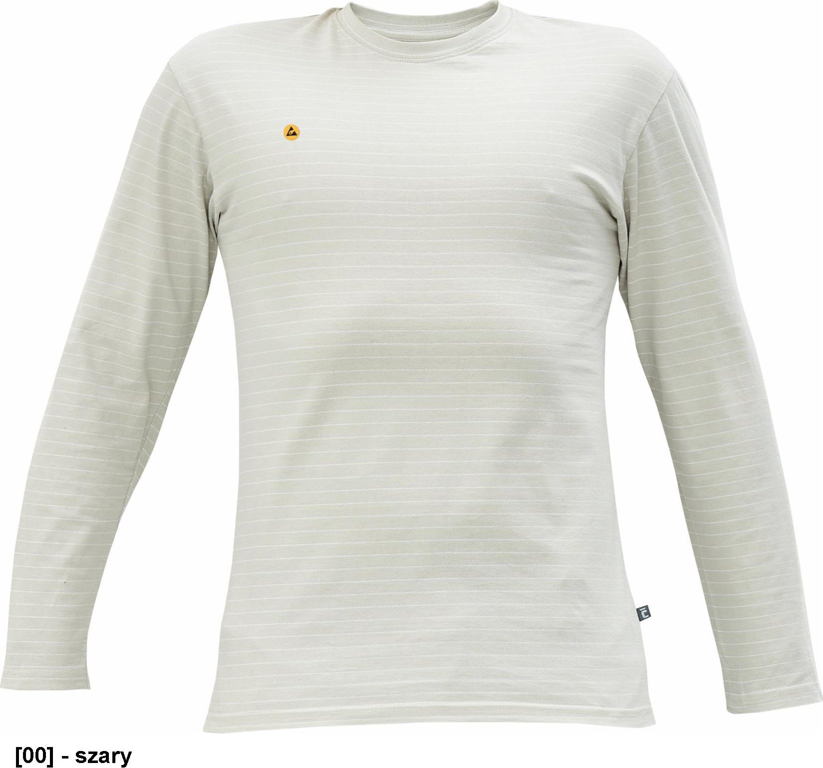 CERVA NOYO ESD LS - t-shirt z długim rękawem - szary S