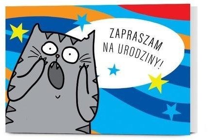 Zaproszenie Urodziny (10szt)