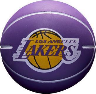 Wilson Wilson NBA Dribbler Los Angeles Lakers Mini Ball WTB1100PDQLAL Fioletowe One size