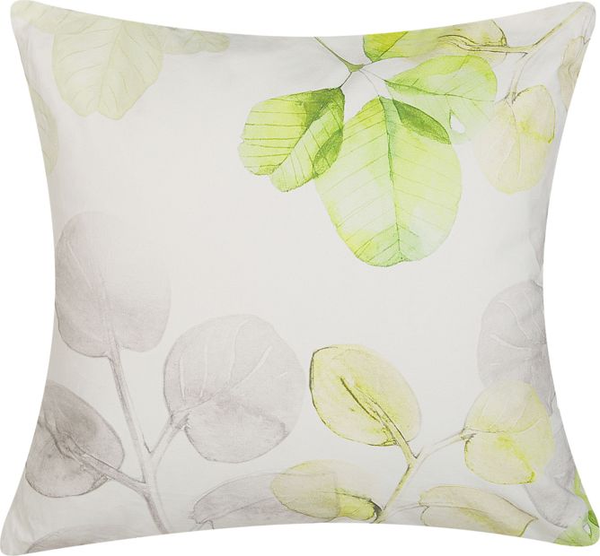 Beliani Poduszka dekoracyjna w liście 45 x 45 cm wielokolorowa PEPEROMIA
