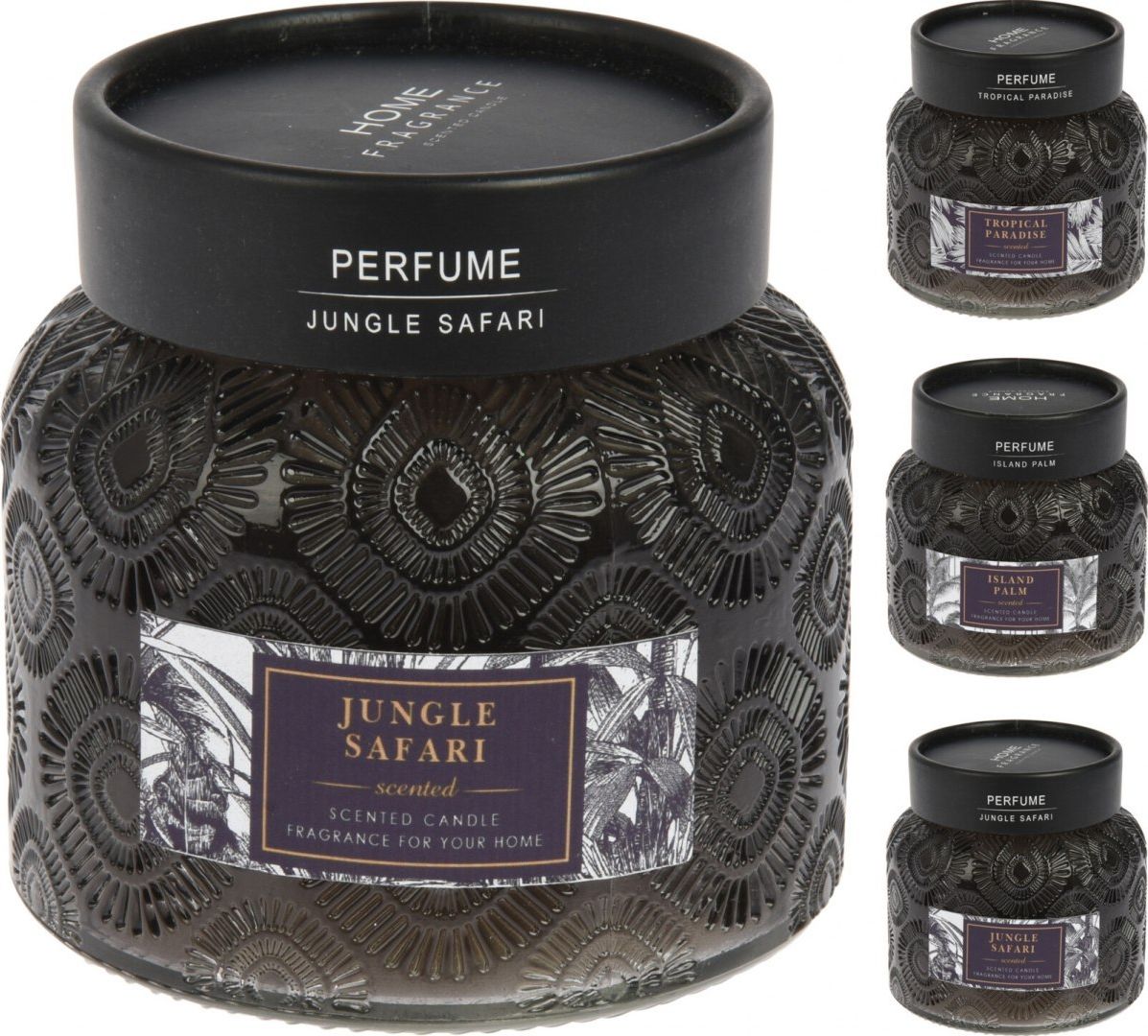 Affek Design ŚWIECA W SZKLE 9CM 3ASS