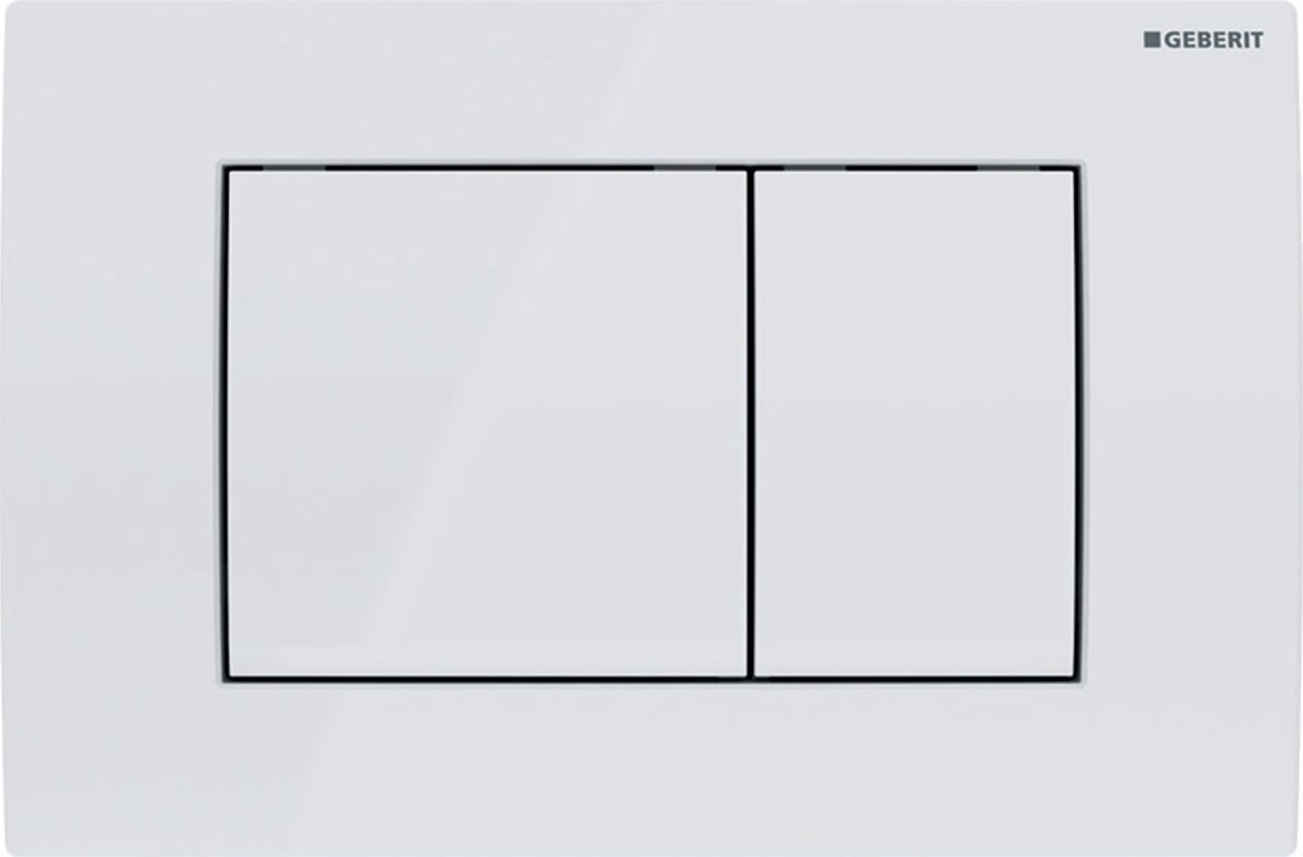 Przycisk spłukujący Geberit Delta 30 do WC biały