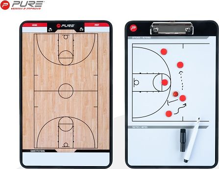 Pure2Improve Teczka taktyczna koszykówka P2I COACHBOARD BASKETBALL
