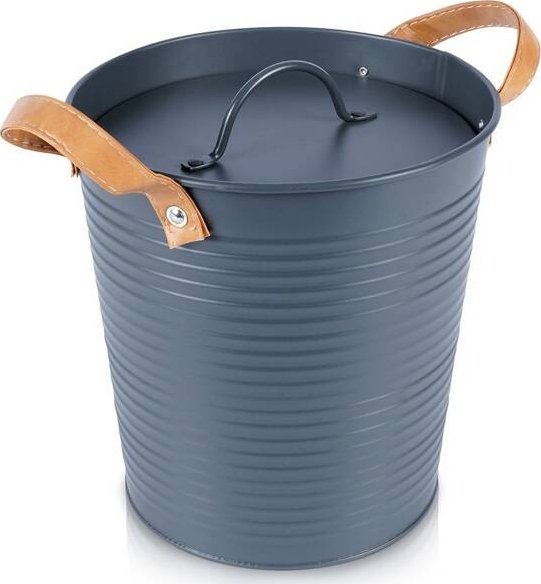 Jata Wiaderko do lodu metalowe szare 3,3 l