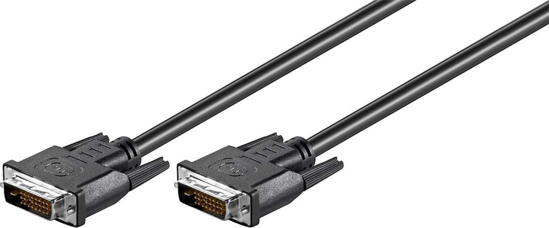 Kabel Goobay DVI-D - DVI-D 1.8m czarny (533452)