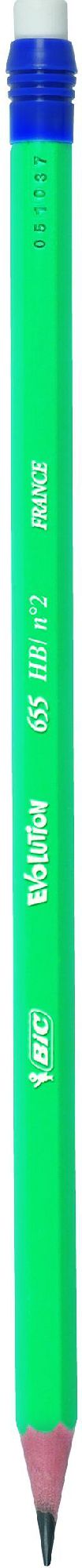 Bic OŁÓWEK BIC ECOLUTIONS EVOLUTION HB 655 Z GUMKĄ BLISTER 4 SZT 890275