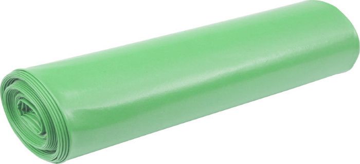 Aglo3 Aglo3 - Zielone worki na śmieci, szkło, mocne, folia recyklingowa LDPE, 10 sztuk - 240 l