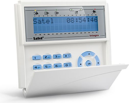 Satel Manipulator LCD - Niebieskie podświetlenie (INT-KLCD-BL)