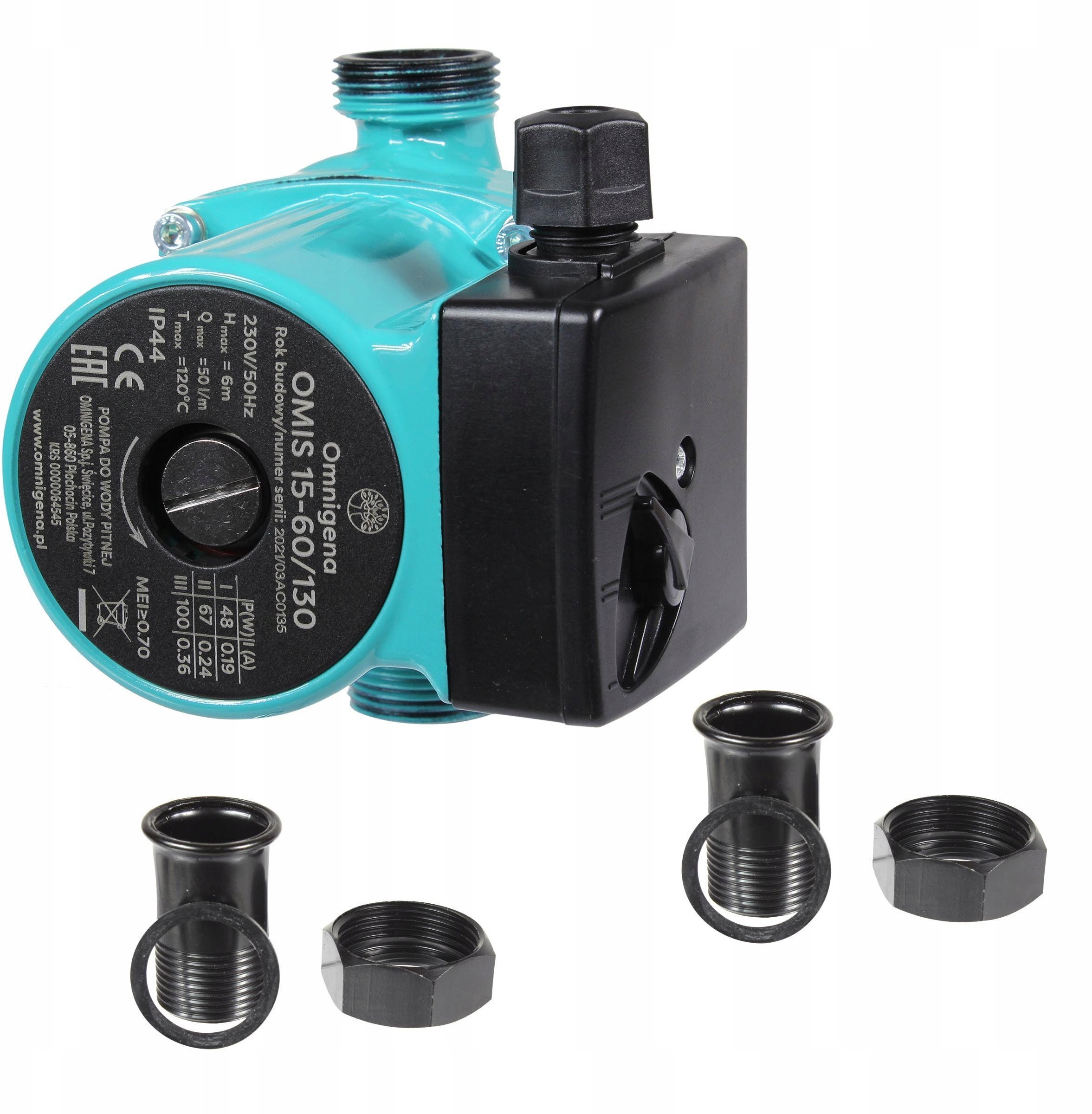 OMIS 15-60/130 POMPA DO UKL.SOLARNYCH