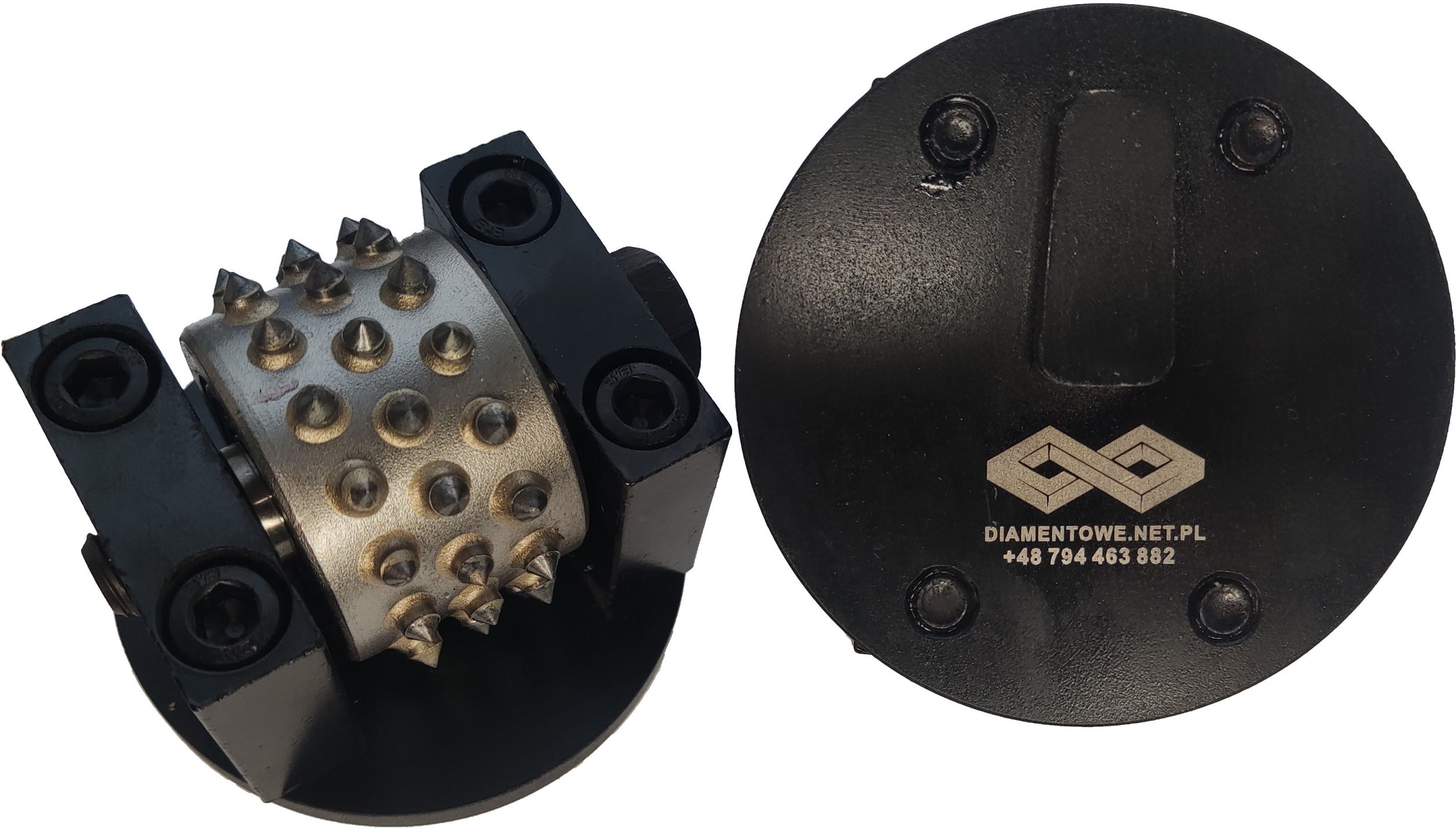 Groszkownik BHT Bush Hammer do młotkowania śrutowania na maszynach Husqvarna