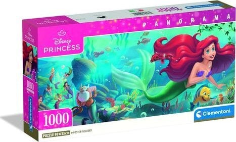 Clementoni Puzzle Panorama Disney Princess 1000 elementów (39893)