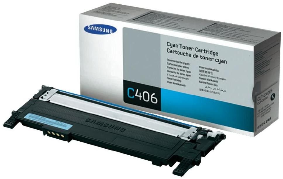 Toner Samsung CLT-C406S Cyan Oryginał (ST984A)