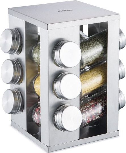 Kamille Stojak obrotowy na przyprawy 12 elementowy KM-7033