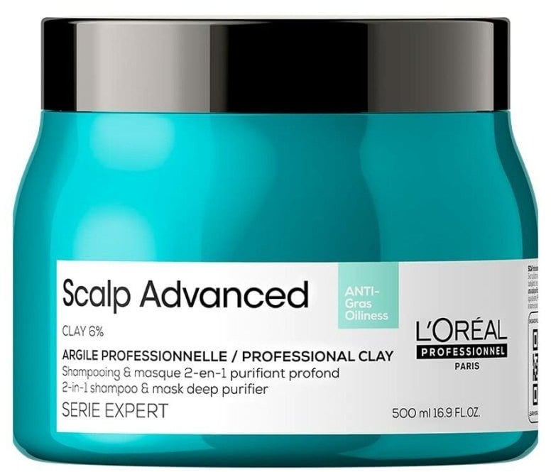 Maseczka Oczyszczająca L'Oreal Professionnel Paris Scalp Advanced 500 ml