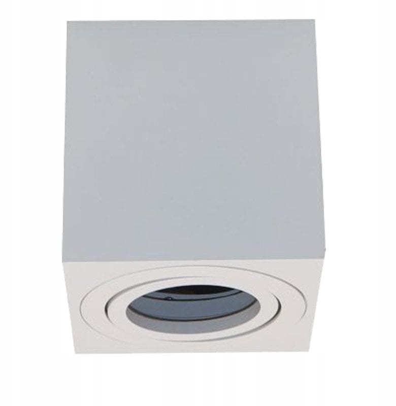 Oprawa Halogenowa GU10 Natynkowa Kwadrat Biała OHN-2B