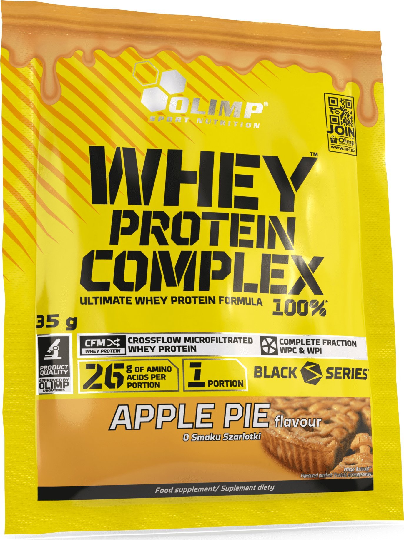 Olimp Whey Protein Complex 100% - 35 g - Szarlotka