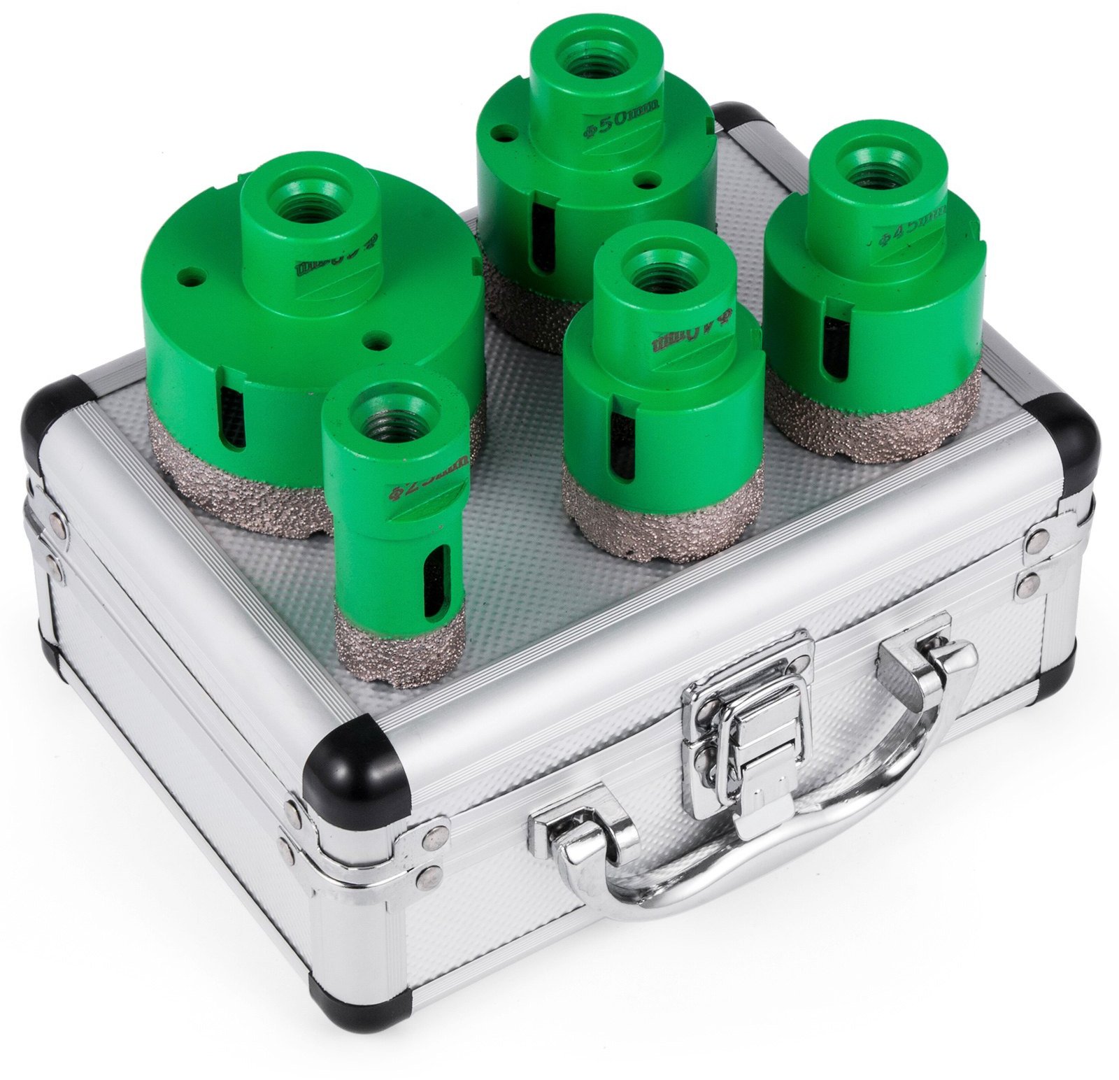 5-Częściowy Zestaw Diamentowych Wierteł do Otworów 25/40/45/50/68 mm