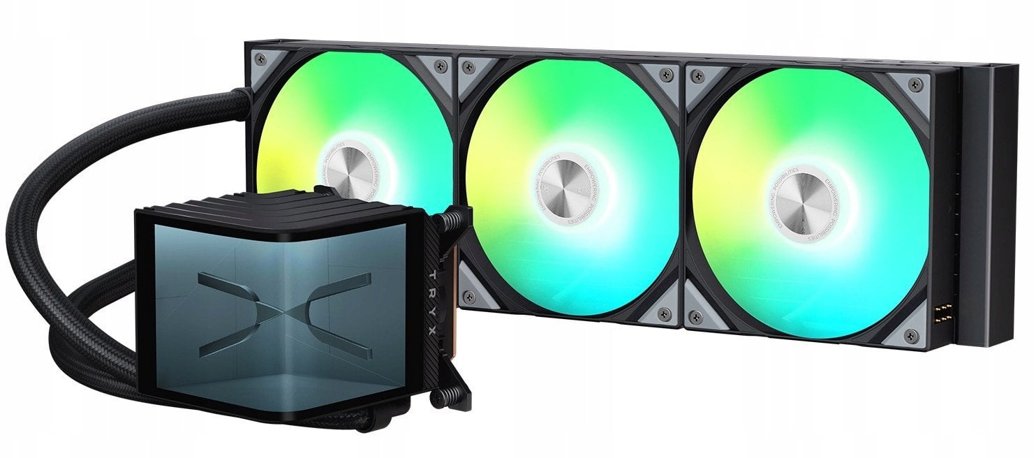 Chłodzenie wodne JetWorld Panorama ARGB 360 Czarne (L-P360A-AS3M-G1K)