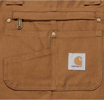 Carhartt Ogrodniczki Bib Overall Brown W34/L34