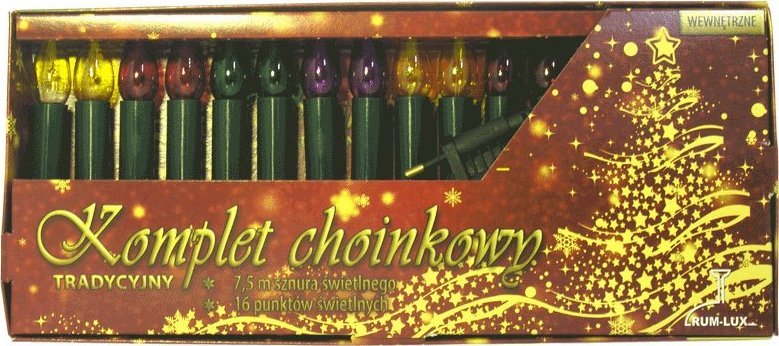 Lampki choinkowe Rum-Lux 16 kolorowe